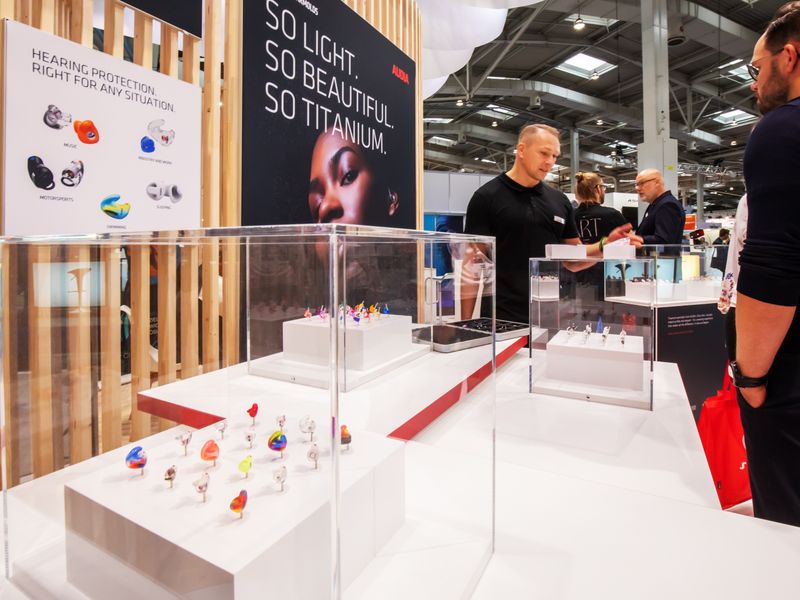 Audia Messestand auf der EUHA Hannover 2024 Audia Messestand auf der EUHA Hannover 2024